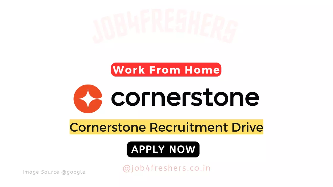 Cornerstone Off Campus Hiring For Junior Engineer | Apply Now!