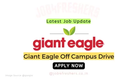 Giant Eagle Off Campus Hiring Associate Engineer |Apply Now!