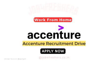 Work From Home Job In Accenture Off Campus Drive |Apply Now!