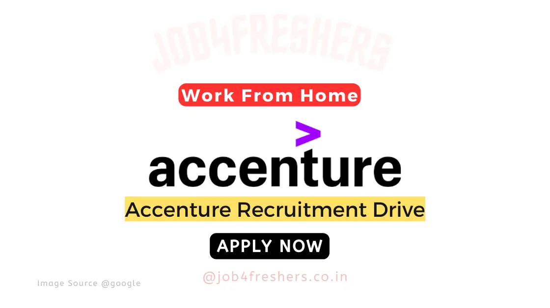 Work From Home Jobs In Accenture | Mass Hiring |Apply Now!