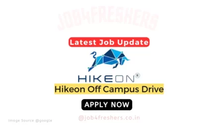 HikeOn Off Campus Drive 2023 |Software Developer Trainee |Direct Link!!