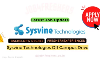 Work From Home Job |Sysvine Technologies Careers 2023 |Direct link!