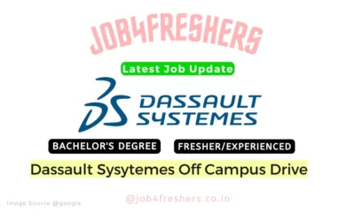 Dassault Systemes Off Campus Recruitment 2026 | Dynamics Engineer