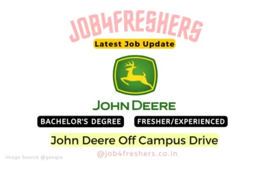 John Deere Recruitment Drive 2023 |Maintenance Engineer |Apply Now!