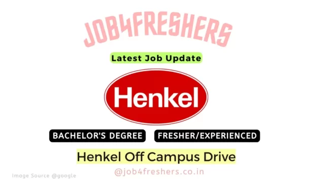 Henkel Careers Hiring for Industrial Trainees In Mumbai |Apply Now!
