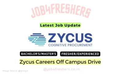 Zycus Off Campus Hiring for Product Technical Analyst |Walkin Drive