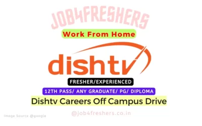 FRESHERS JOBS 8 Part Time Work From Home Job |Dishtv |Apply Now!