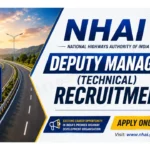 NHAI Deputy Manager Recruitment 2026 | 60 Posts | Latest Job