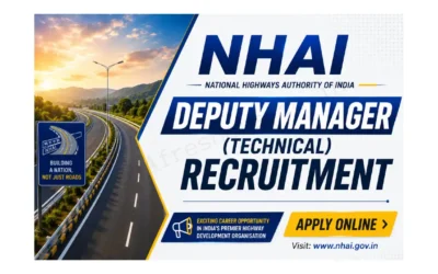 FRESHERS JOBS 6 NHAI Deputy Manager Recruitment 2026 | 60 Posts | Latest Job