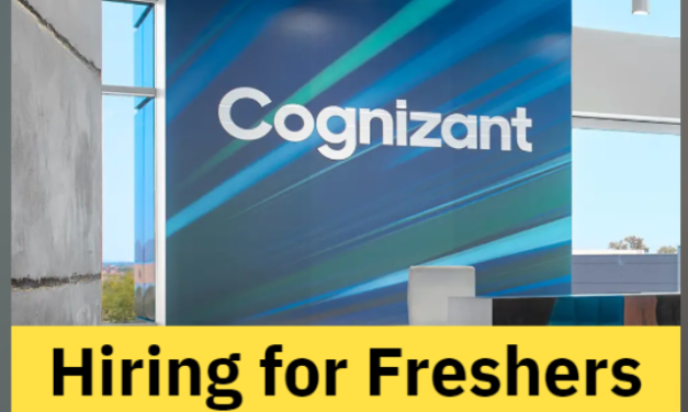 Cognizant Hiring Freshers