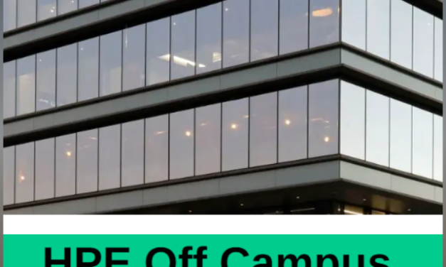 HPE Off Campus Hiring Fresher