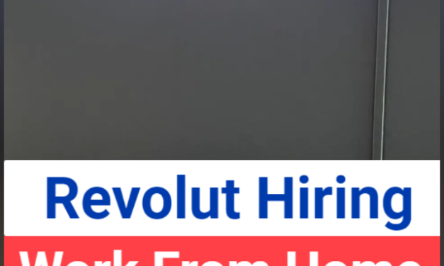 Revolut Hiring Work From Home !!!