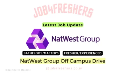 NatWest Off Campus hiring drive 2023 | Testing Analyst | Apply Now!