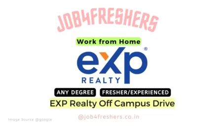 EXP Realty Off Campus Drive 2023 for HR Specialists | Work From Home | Apply Now!
