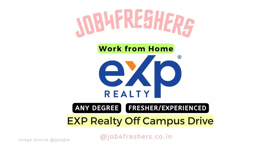 EXP Realty Off Campus Drive 2023 for HR Specialists | Work From Home | Apply Now!
