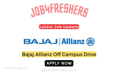 Bajaj Allianz Recruitment For Graduate Trainee, Any Graduate
