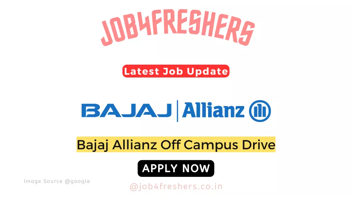 Bajaj Allianz Recruitment For Graduate Trainee, Any Graduate