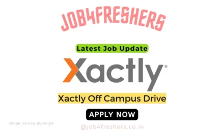 Xactly Off Campus 2023 Hiring Software Engineer Latest Update