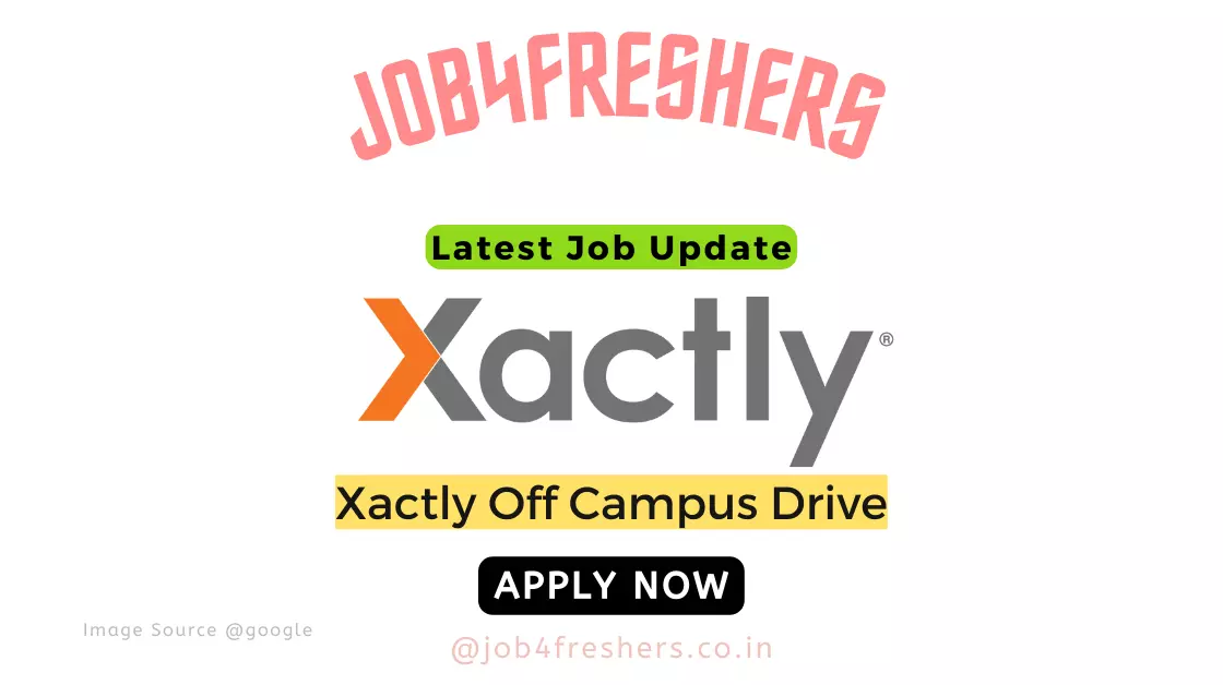 Xactly Off Campus 2023 Hiring Software Engineer Latest Update