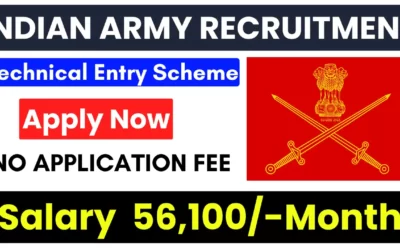 Indian Army Recruitment Technical Entry Scheme (TES) 2026 | Apply Now!