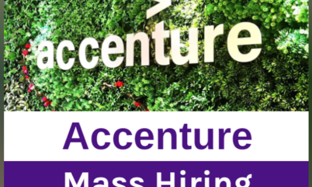 Accenture Mass Hiring for Freshers