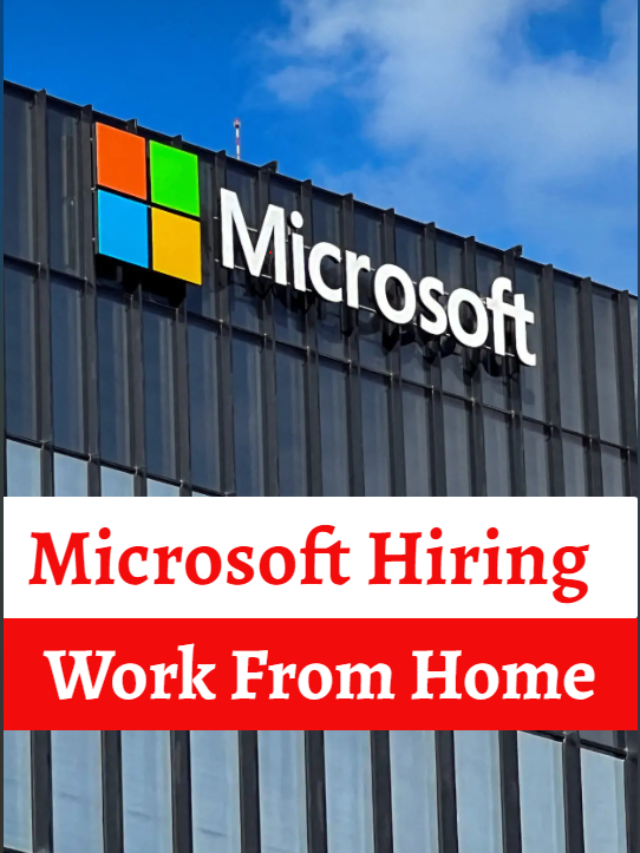 Microsoft hiring for Research Intern