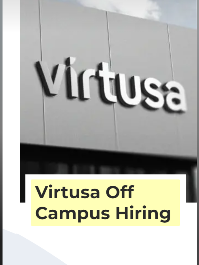 Virtusa Off Campus Hiring For Experienced Job4freshers