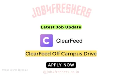 INTERNSHIPS 4 ClearFeed Off Campus 2023 |Software Engineer Intern |Apply Now!