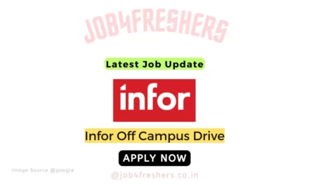 Infor Off Campus Recruitment 2024 | Software Developer | Apply Now!
