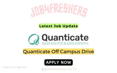 Quanticate Off Campus 2023 |Programmer | Apply Now!