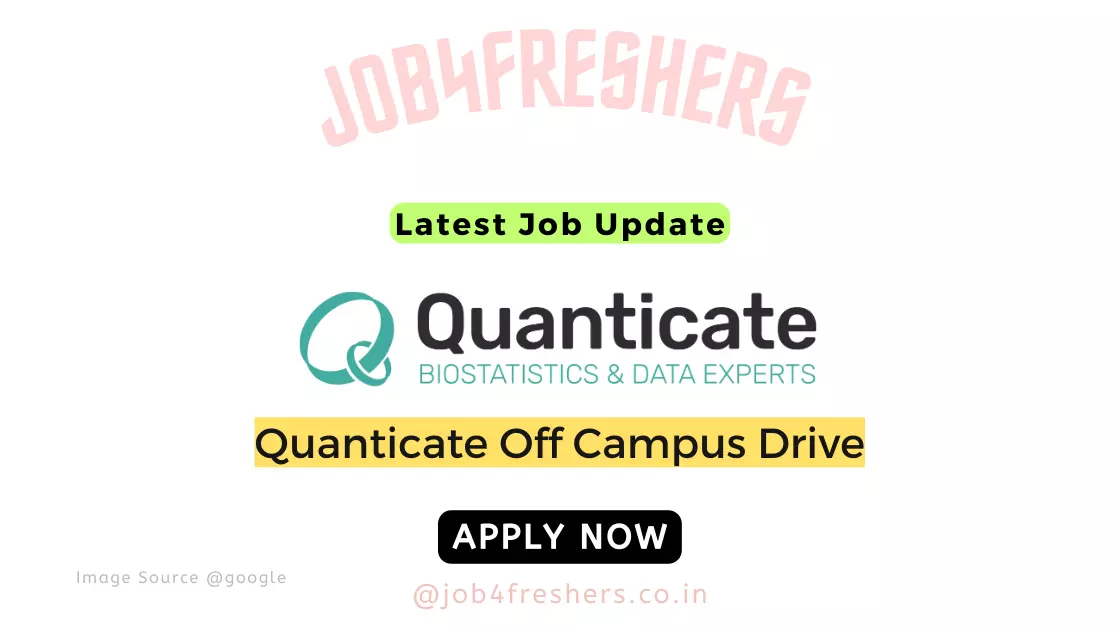 Quanticate Off Campus 2023 |Programmer | Apply Now!