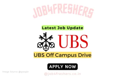 UBS Recruitment Drive 2024 |Internship |Apply Now!