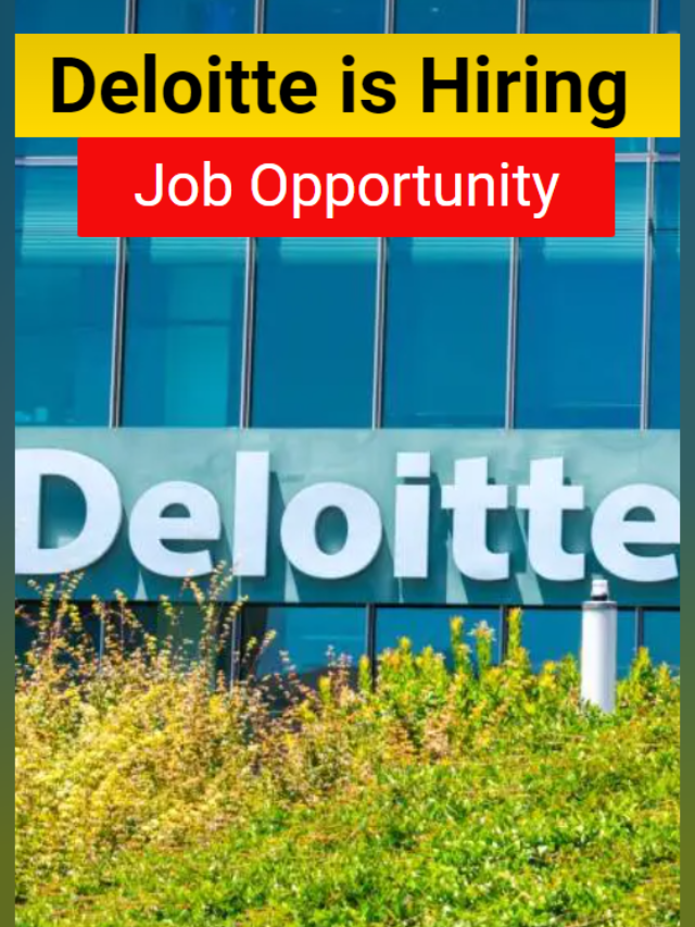 Deloitte Recruitment Drive Job Freshers