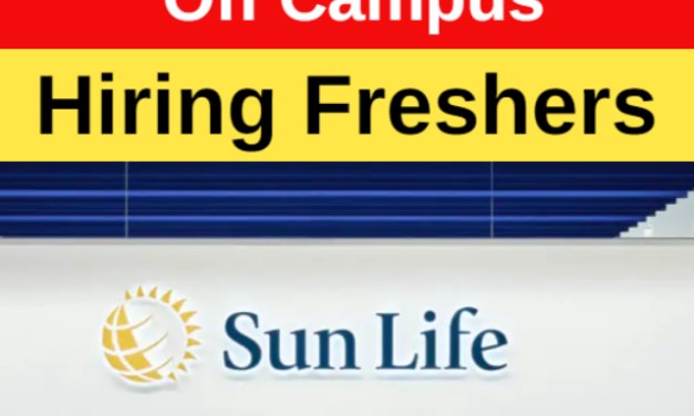 Sun Life Off Campus Hiring Freshers