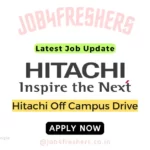 Hitachi Career Recruitment Drive Hiring Graduate Engineer Trainee – Apply Now