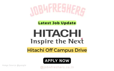 Hitachi Career Recruitment Drive Hiring Power BI Analyst– Apply Now