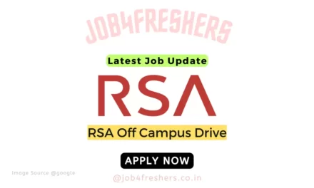 RSA Off Campus Drive For Graduate Intern | Apply Now!!