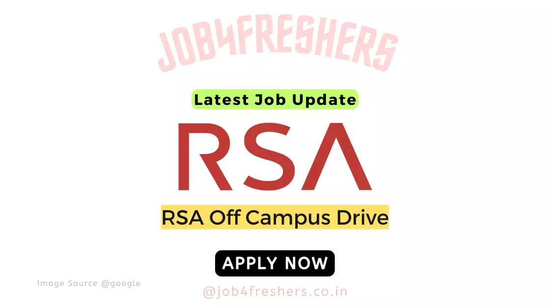 RSA Off Campus Hiring For Technical Support Engineer | Apply Now!