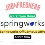 Springworks Internship 2026 | Work From Home | Sales Intern