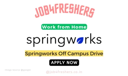 Springworks Off Campus 2023 |QA Intern |Work From Home |Apply Now!