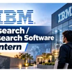 IBM Internship 2026 | Hiring for IBM Research/Research Software – Intern |Apply Now!
