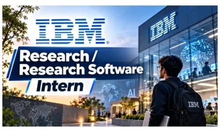 IBM Internship 2026 | Hiring for IBM Research/Research Software – Intern |Apply Now!