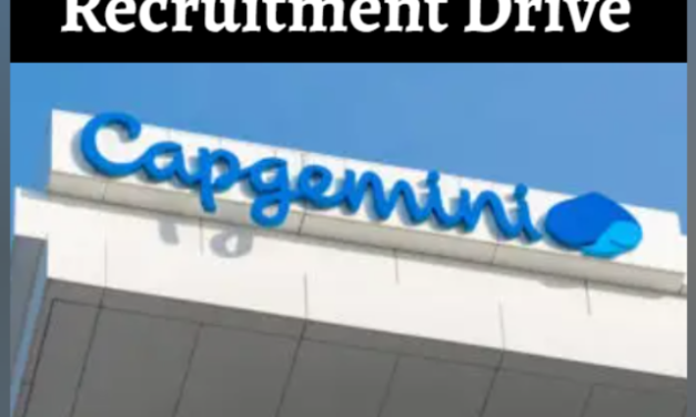 Capgemini Recruitment Drive 2023