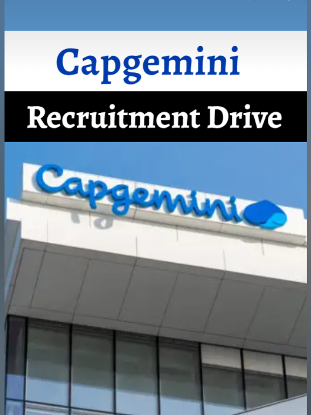 Capgemini Recruitment Drive 2023