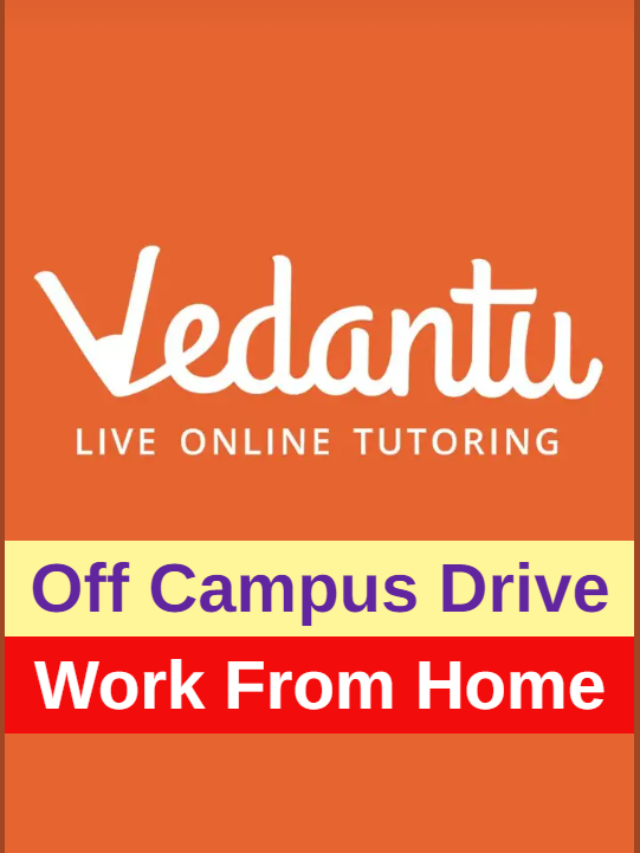 Vedantu Work From Home Recruitment