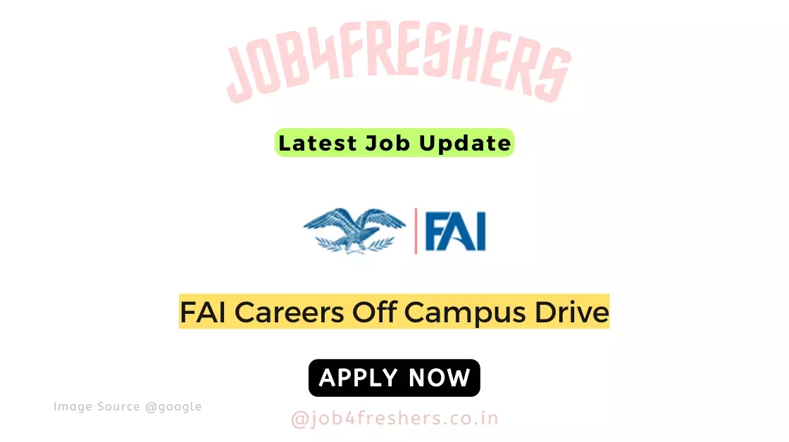 FAI Careers Off Campus 2023 |Process Associate |Apply Now!