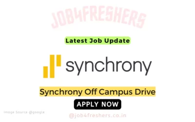 FRESHERS JOBS 5 Synchrony Off Campus is Hiring Engineers 2025 | Apply Now!
