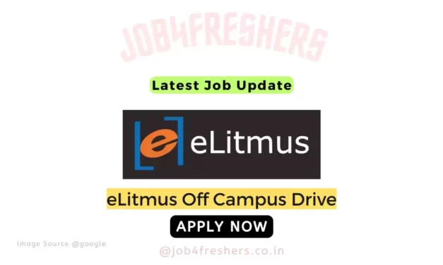 eLitmus Recruitment 2023 |Associate Consultant |Apply Now