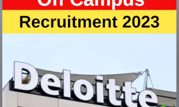 Deloitte Off Campus Recruitment 2023