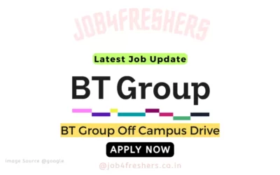 BT Group Off Campus 2026 | Associate Engineer | Apply Now